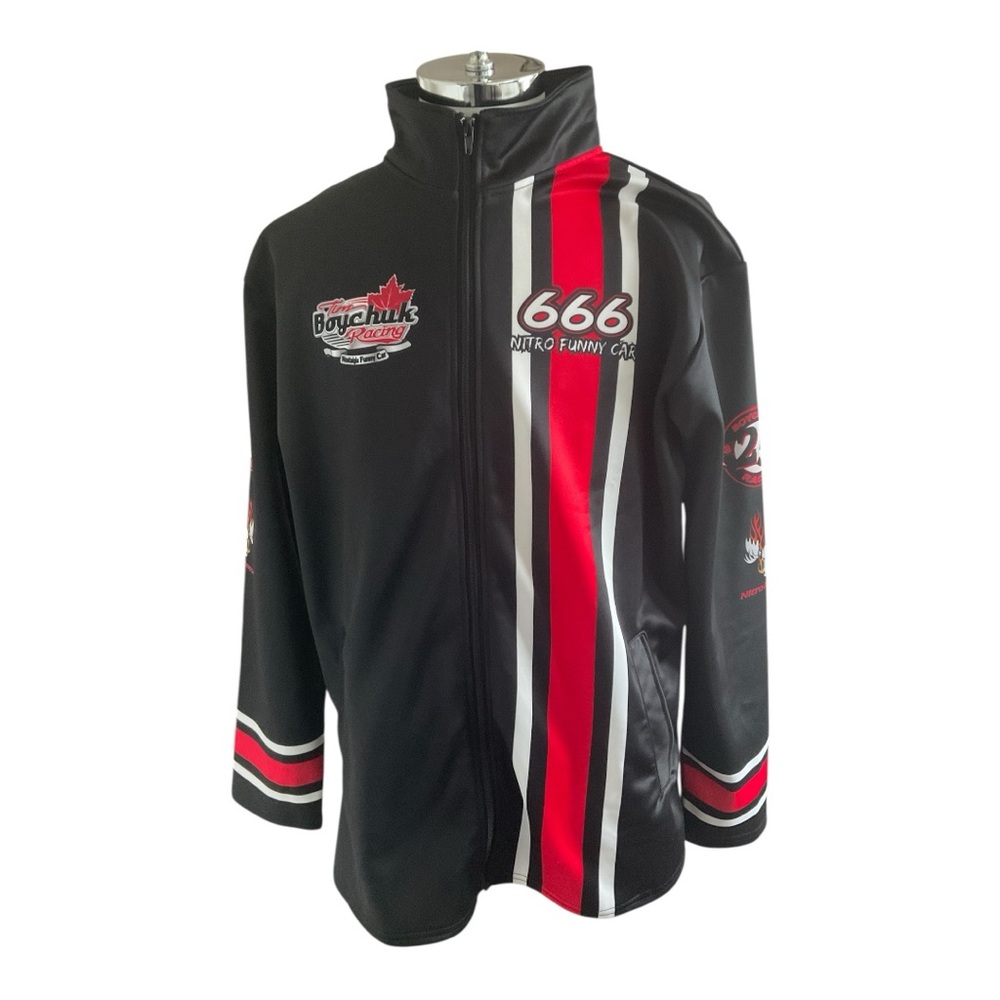 Fast Eddie Racewear Mens XXL Tim Boychuk Happy Hour Nitro Funny Car Track Jacket
